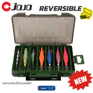 JOJO Double Side Tackle Box กล่อง ใส่เหยื่อปลอม แบบแยกช่อง 2 ฝั่ง มี 2สีให้เลือก จำนวน 1 ใบ