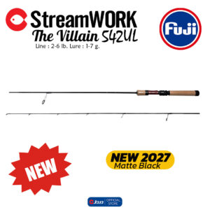 NEW 2027 [ สายUL ] คันเบ็ด StreamWORK รุ่น The Villain Black Edition 542 UL เวท 2-6 lb. คันเบาจัดๆ - Image 4