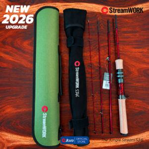 StreamWORK คันเบ็ด 5'3 ฟุต  เวท 3-8lb. The Jungle Stream 534 L  คัน4ท่อน คันสตรีม - Image 4