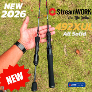 New 2026 !! คันเบ็ด StreamWORK ต่อโคน 492 XUL PE 0.1-0.4 รุ่น The Lite Solid